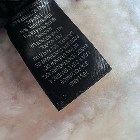 Ted Baker Wool Blend Cable Knit Scarf in Ivory NWT MSRP $139 - Picture 5 of 7